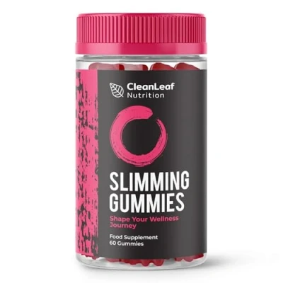 Image of Slimming Gummies Healthy Keto Snacks No Added Sugars Strawberry Flavour Vegan and Gluten Free 60