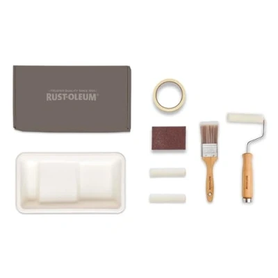 Image of Rust Oleum Ready to Roll Eco Paint Kit (Small) Bathroom Wood &amp; Cabinet Matt Moody Darks