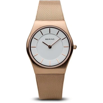Image of BERING Women Analogue Quartz Watch with Stainless Steel Strap 11930 366