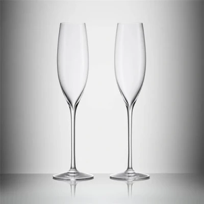 Image of Waterford Elegance 40001101 Classic Flute Pair 240ml, Crystal, 240 milliliters