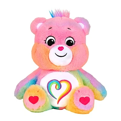Image of Care Bears Togetherness Bear 35cm Medium Plush Collectable Cute Toy, Cuddly Toys for Children, Soft Girls Boys, Teddies Suitable and Boys Ages 4+ Basic Fun 22077