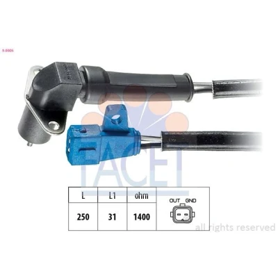 Image of EPS1953006, KW453006 Impulse Sensor FACET 9.0006 Made in Italy OE Equivalent AUSTIN: Montego Estate, ROVER: Mini Hatchback
