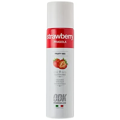 Image of ODK Strawberry Puree 750ml Fruit for Cocktails in a Squeeze Bottle