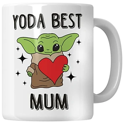 Image of WG YODA Best Mum, Mother Mug, Good Gift for The Mum Mugs Gifts, Mother’s Day Coffee