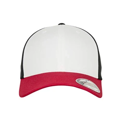 Image of Flexfit Cap, Size: S/M, Red/white/black