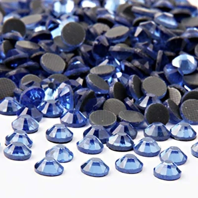 Image of Crystal Hotfix Rhinestone,Machine Cut Stone 1440pcs/pkg (Lt.Sapphire,SS16/4mm)