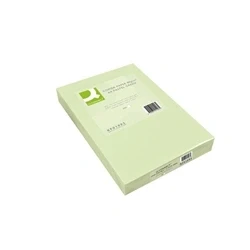 Image of Q Connect Green Coloured A4 Copier Paper 80gsm Ream Ref KF01093