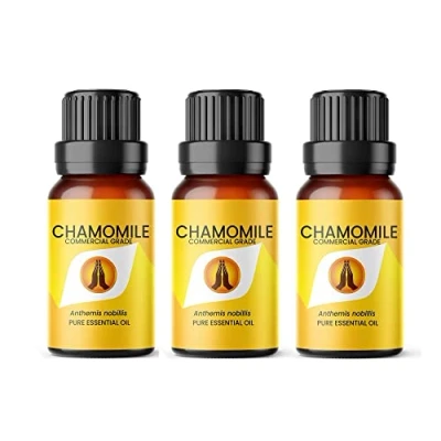 Image of Aroma Energy Chamomile Dilute Essential Oil 30ml (3 x 10ml Bottles) 100% Pure &amp; Natural