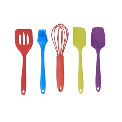 Image of Colourworks 5 Piece Silicone Mini Utensils Set