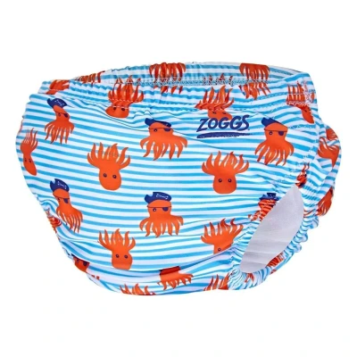 Image of Zoggs Baby Octo Pirate Adjustable Reusable Swim Nappy, 3 24 Months