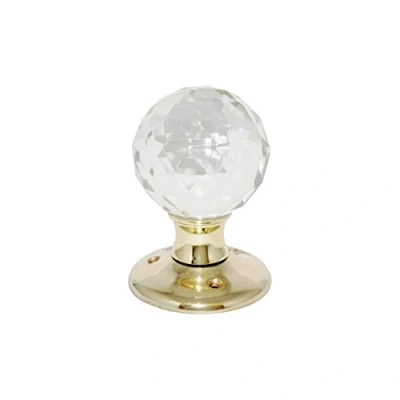 Image of Glass Mort KNOB Ball PB S3296