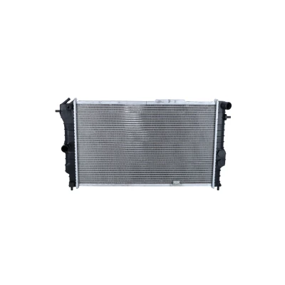 Image of 03096385, 1300092, 1300107, 1300135, 3096385 Engine radiator NRF 58972 Aluminium 617mm 365mm 34mm with mounting parts Brazed cooling fins