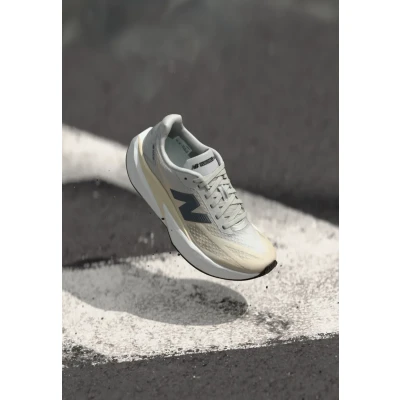 Image of New Balance Women&#039;s FuelCell Rebel V5 Running Shoe, Linen/Grey Matter/White, 10 UK