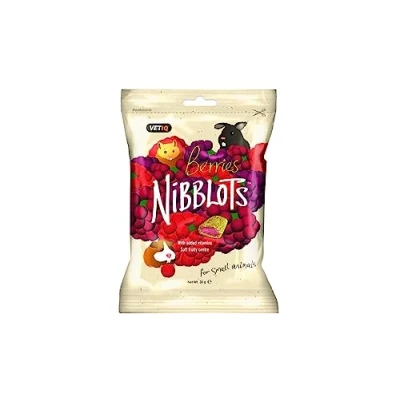 Image of Vet Iq Small Animal Nibblots Berries 30g (Pack of 8)