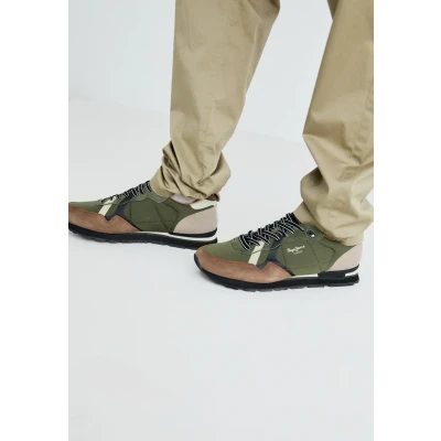 Image of Pepe Jeans Men&#039;s Brit Road M Sneaker, Brown (Brown), 6 UK