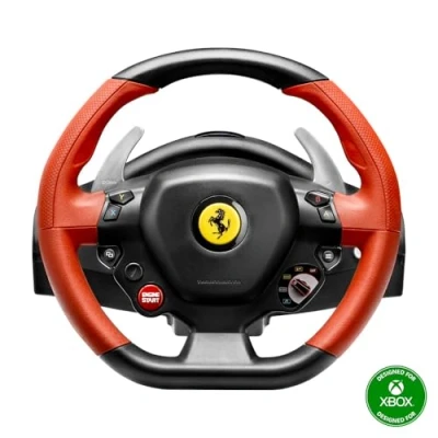 Image of Thrustmaster Ferrari 458 Spider Racing Wheel Realistic with Official Licenses For Xbox One/Xbox Series XS