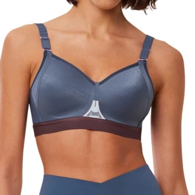 Image of triaction by Triumph Gravity LITE High support sports bra, Women&#039;s, Size: 38A, Crown blue