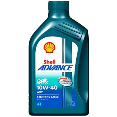 Image of Shell Advance 4T AX7 10W 40, 1Litre