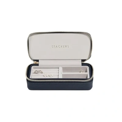 Image of Stackers Navy Medium Travel Box