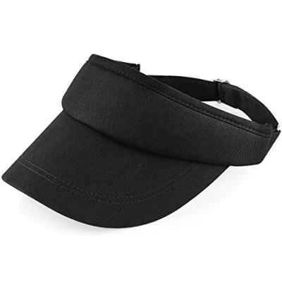 Image of Beechfield B41 Sports Visor Black