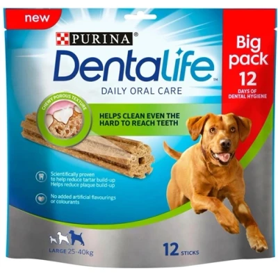 Image of Purina Dentalife Large Dog Dental Chews, 12 Sticks
