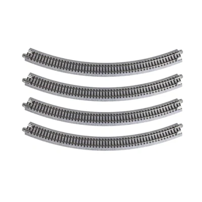 Image of Gaugemaster Ground Level Radius 348mm Curved Track 45 Deg. (4)