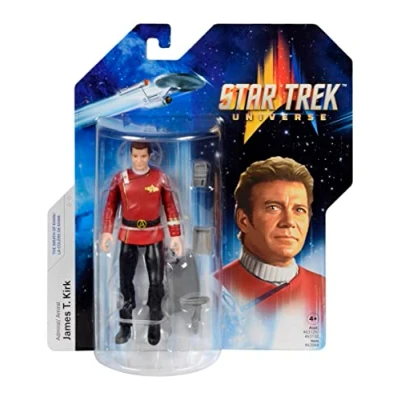 Image of BANDAI Star Trek Figure Captain James T. Kirk 5&#039;&#039; Wrath Of Khan Action The Toy Articulated Gifts And Merchandise
