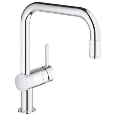 Image of GROHE 32067000 Minta Kitchen Tap U Spout Pull Out Spray Chrome