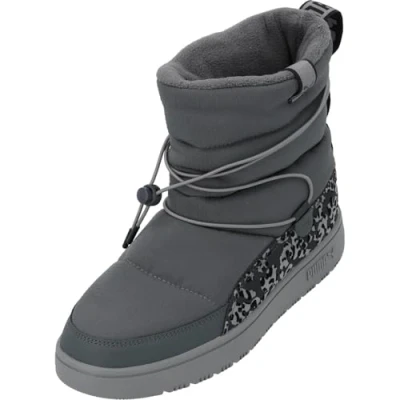 Image of Puma Snowbae Animal Winter boots, Women&#039;s, Size: 5.5, Mineral gray/black Textile