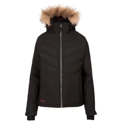 Image of DLX Womens Ski Jacket With Down Touch Filling &amp; Detachable Snow Skirt Gaynor