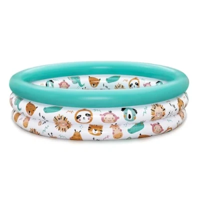 Image of Bestway Safari Pals Kids Paddling Pool, Inflatable Kiddie Pool