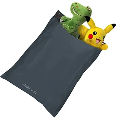 Image of Mailing Poly Postal Self Seal Bags YUNJU Postage Packaging Mailers Posting Shipping Post Parcels Package 17x24 Inch 10 Pack