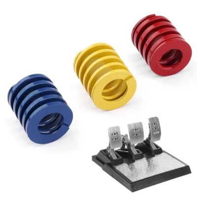 Image of YIBEICO 3pcs Spring Mod Kits for Thrustmaster T LCM Pedal,Load Cell Pedal Brake Upgrade Replacement Accessories