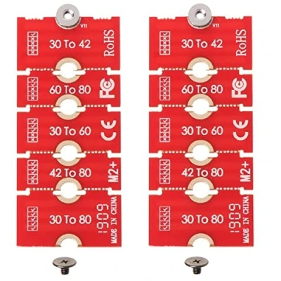Image of SVRITE 2Pcs M2 M2PLUS NGFF NVME M.2 Extended Transfer 2230, 2242, 2260, 2280 Aircraft CHANGE LONG SIZE U.2 M3 M.3 SSD 24BB