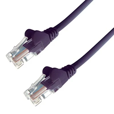 Image of Connekt Gear 5m RJ45 CAT6 UTP Stranded Flush Moulded LS0H Network Cable 24AWG Purple