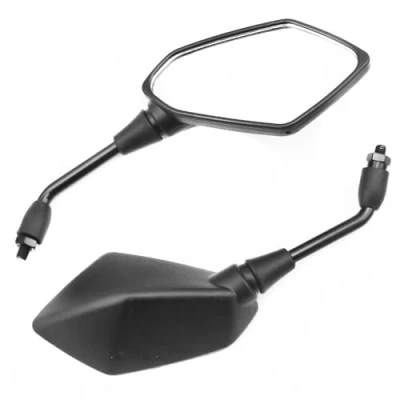 Image of 1 pair Rearview Mirrors Compatible For TRIUMPH TIGER 800 1050 1200 Speed Street Triple 675 765 Motorcycle Rear View Left Right Side Mirror (Black)