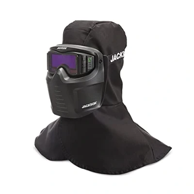 Image of Jackson Safety Rebel ADF Welding Mask, True Color Technology, Wrap Around Protection, System, Flame Resistant, 46200