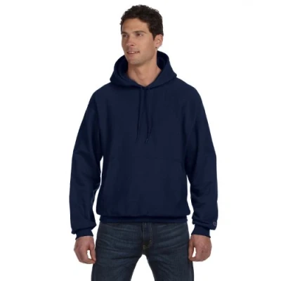 Image of Champion Men&#039; Reverse Weave Fleece Pullover Hood blue XXL