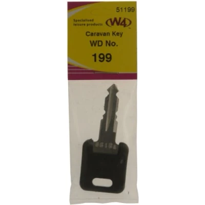 Image of W4 WD Replacement Caravan Key No199 Black