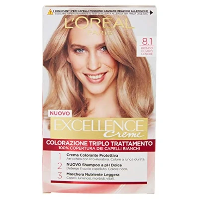 Image of EXCELLANCE N.8,1 biondo chiaro cenere Dyes for hair