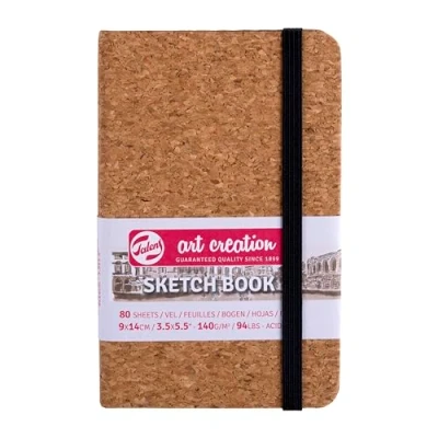 Image of Talens Art Creation Sketchbook Cork 9 x 14 cm, 140 g, 80 Sheets (9314051M)