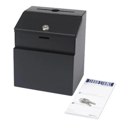 Image of Safco Steel Suggestion Box, Black
