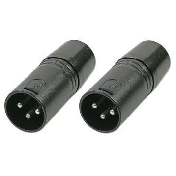 Image of 3 Pin DMX Terminators 2 Per Pack,Black