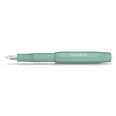 Image of Kaweco COLLECTION Fountain Pen Smooth Sage I Premium with Steel Nib for Ink Cartridges Sport 13 cm Nib: F (Fine)