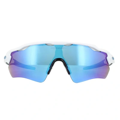 Image of Oakley Man OO9208 RADAR EV PATH 920873 Sunglasses O_matter White Blue Mask Normal Prizm