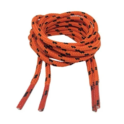 Image of Big Laces Round Strong Hiking Boot 110cm to 210cm (210cm, Orange Black)