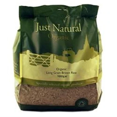 Image of Just Natural Organic Long Grain Brown Rice 1000g
