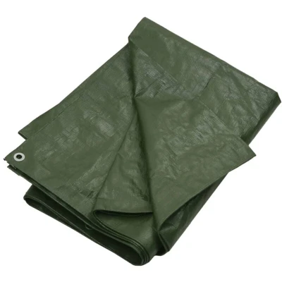 Image of vidaXL Tarpaulin 180 g/m² 6x6 m Green HDPE