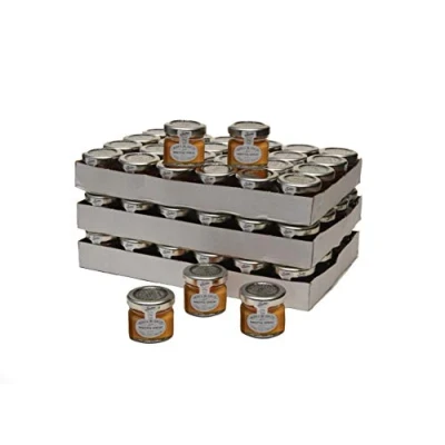 Image of Wilkin &amp; Sons Tiptree Banoffee Spread 72 Pack of 28g Mini Glass jar Portion pots Vegetarian, Coeliac Friendly Gluten Free Made in The UK