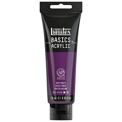 Image of Liquitex Basics Acrylic, 118 ml Tube Violet Deep